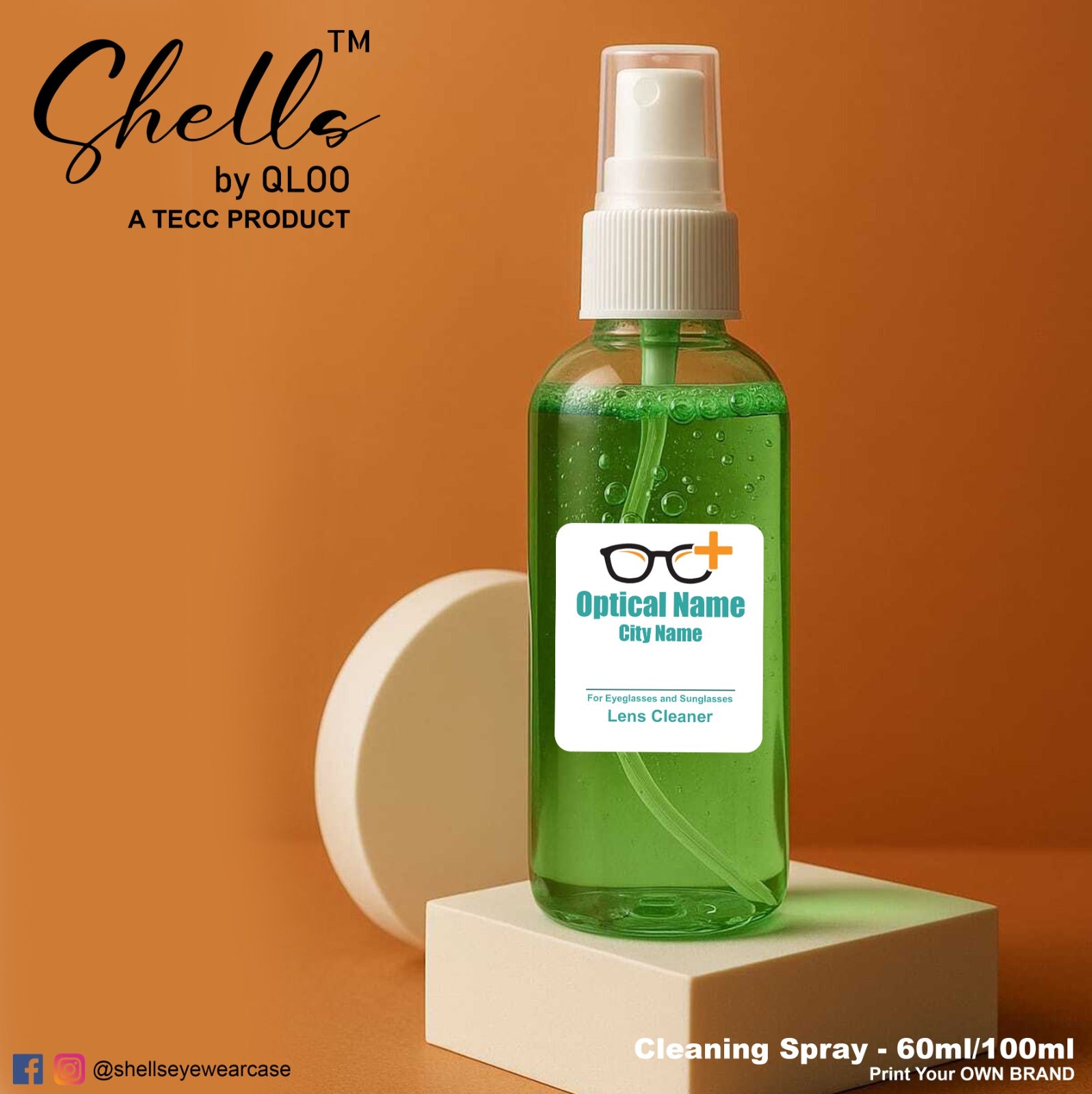 Lens Cleaning Spray – 100ml Bottle